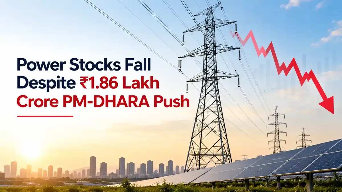 Power Stocks Fall Despite ₹1.86 Lakh Crore PM-DHARA Push; Tata Power, NTPC, Adani Power Slide 
