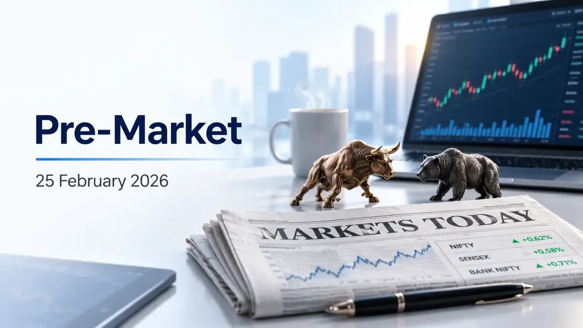 Pre-Market, 25 February 2025: D-Street Eyes Stability After Tuesday’s Fall Pre-Market, 25 February 2025: D-Street Eyes Stability After Tuesday’s Fall