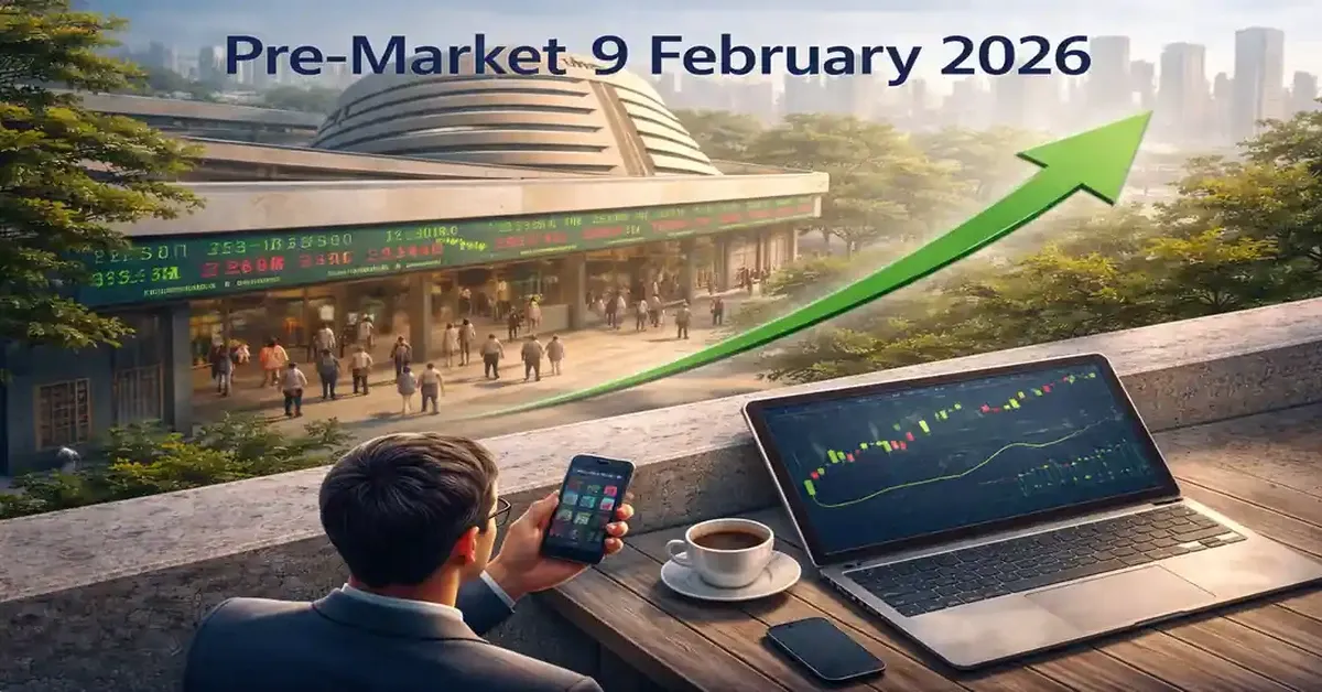 Pre-Market 9 February 2026: Nifty Holds Near 25,700 as Markets Consolidate