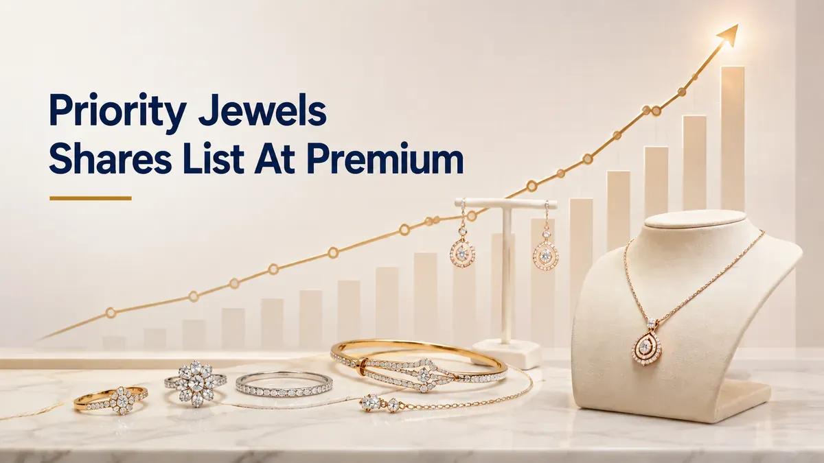 Priority Jewels IPO Listing: Shares List At A Premium Of 15% On NSE 