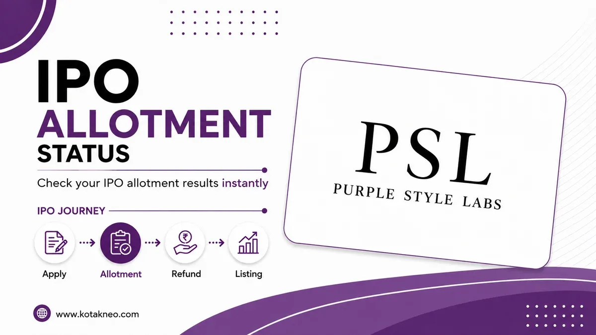 Purple Style Labs IPO Allotment Status: Check Online on Registrar & NSE,BSE