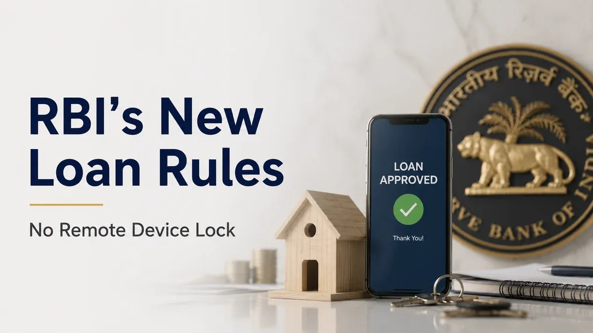 RBI bars banks from remotely locking borrowers' phones, laptops except for device loans; sets 30-day, 60-day recovery timeline 