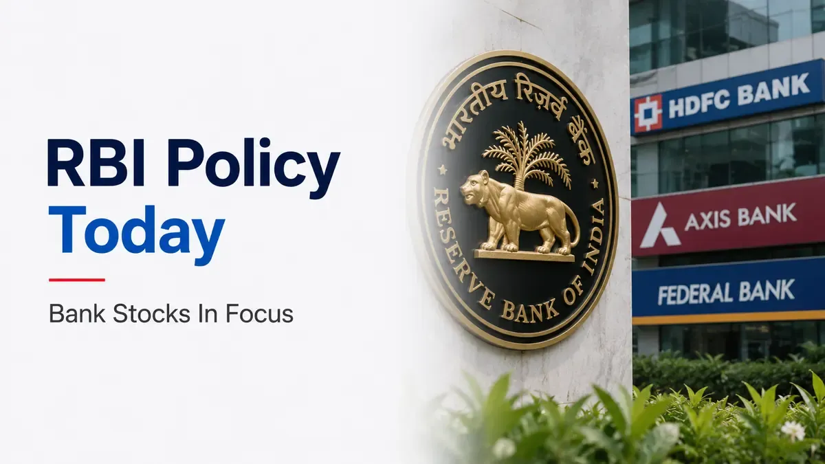 rbi monetary policy bank stocks slip ahead of mpc decision as investors await rate outlook RBI Monetary Policy