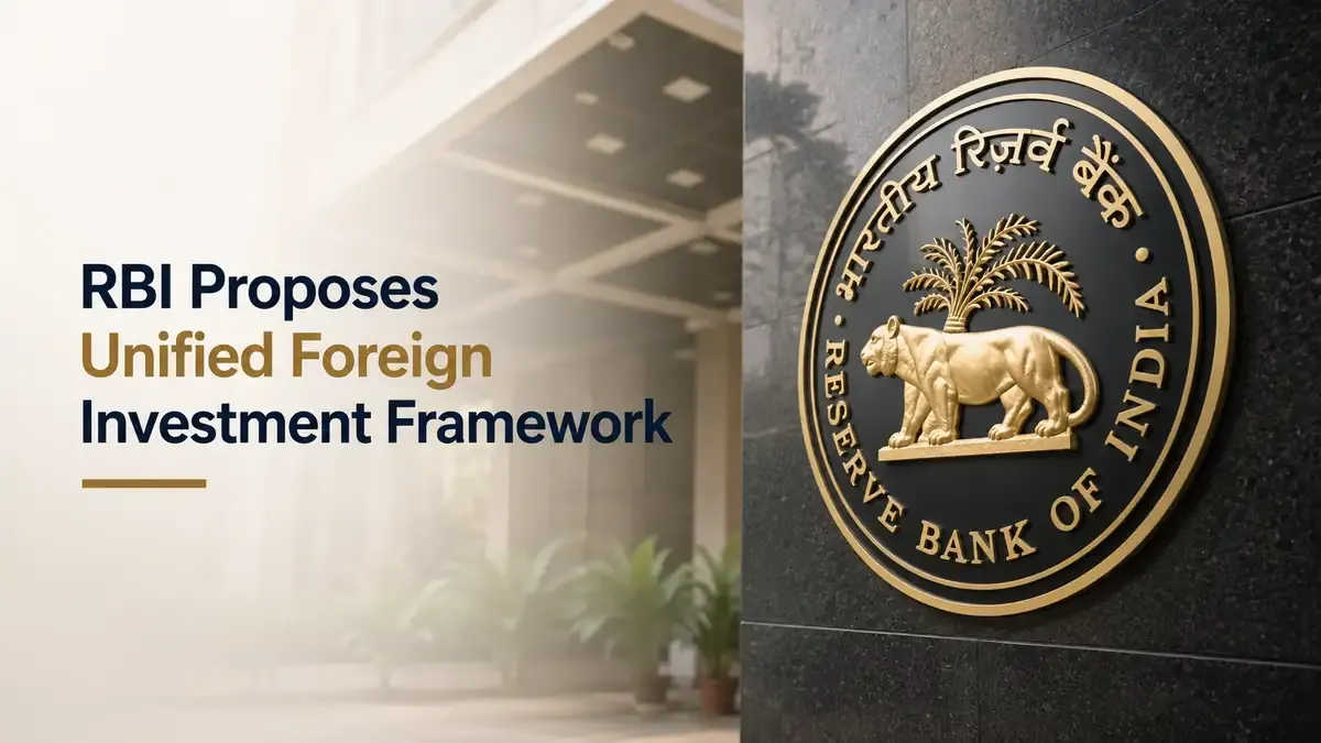 rbi foreign investment rules 2026 unified framework equity instruments RBI Proposes Single Framework