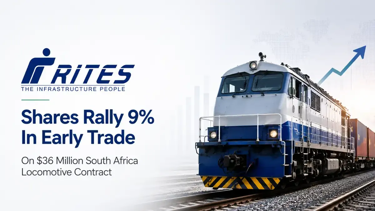 RITES Shares Rally 9% In Early Trade On $36 Million