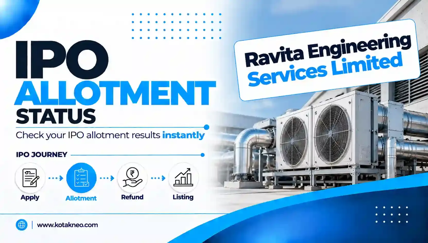 Ravita Engineering Services IPO Allotment Status: Check Online on Registrar & NSE SME