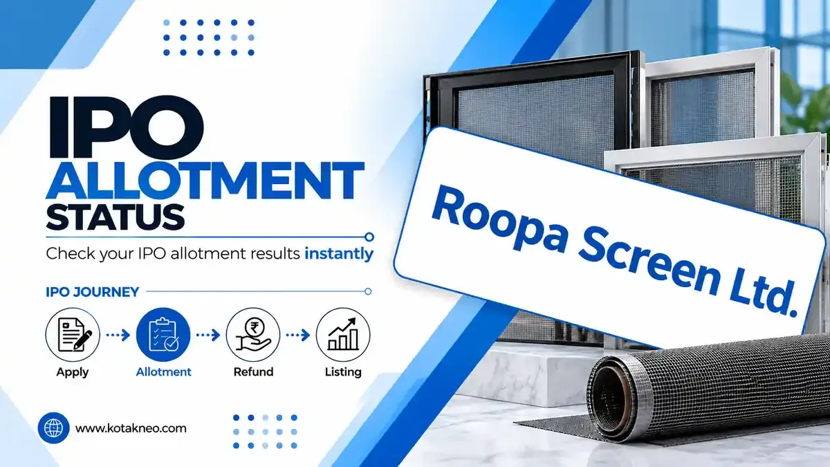 Roopa Screen IPO Allotment Status Check Online Roopa Screen IPO Allotment Status Online Check on Bigshare Services & BSE SME Platform for all Investors