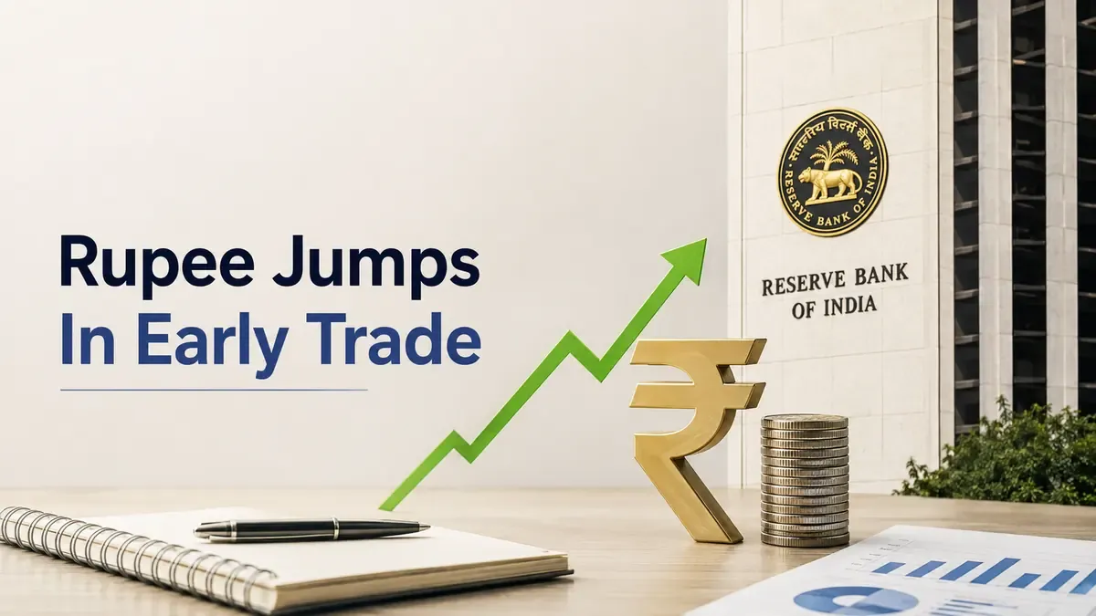 Rupee Jumps 1.4% In Early Trade After RBI Tightens Speculative Trades 