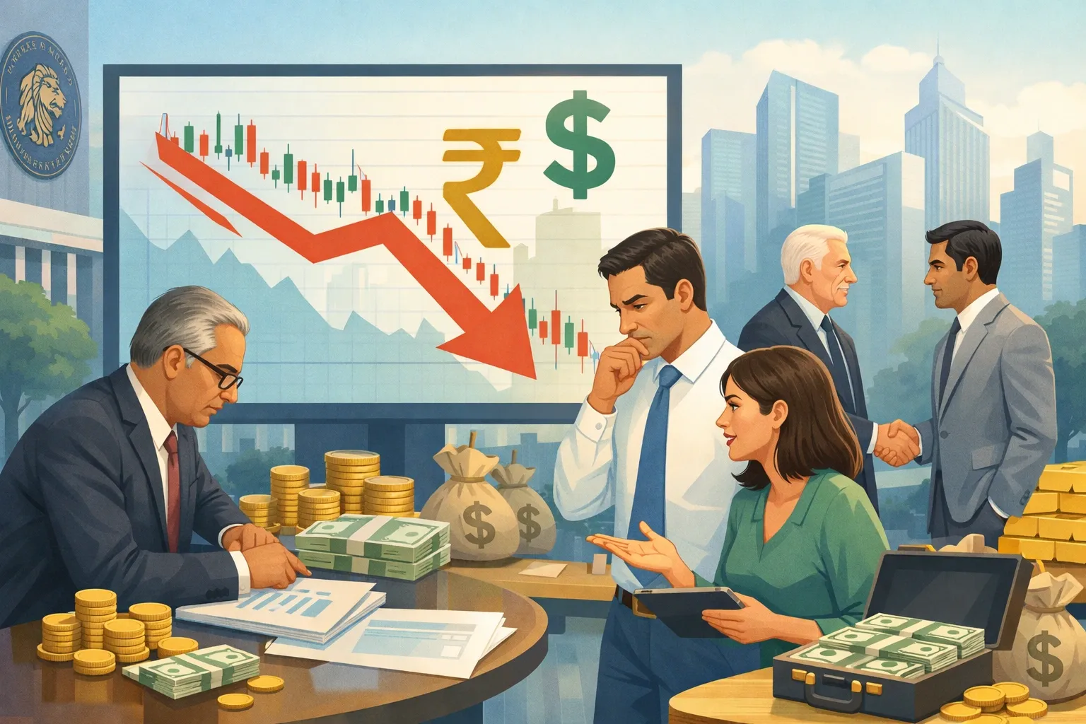 Rupee Slips After 3-Day Rally On Dollar Demand.
