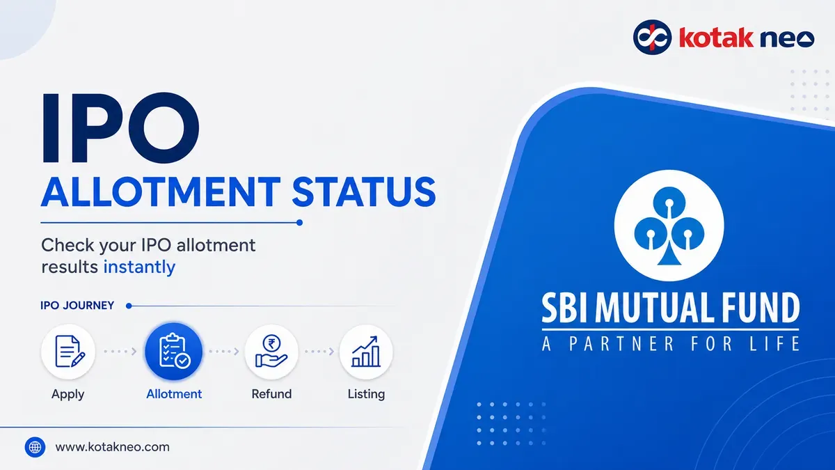SBI Funds IPO Allotment Status: How to Check IPO Allotment Status Online
