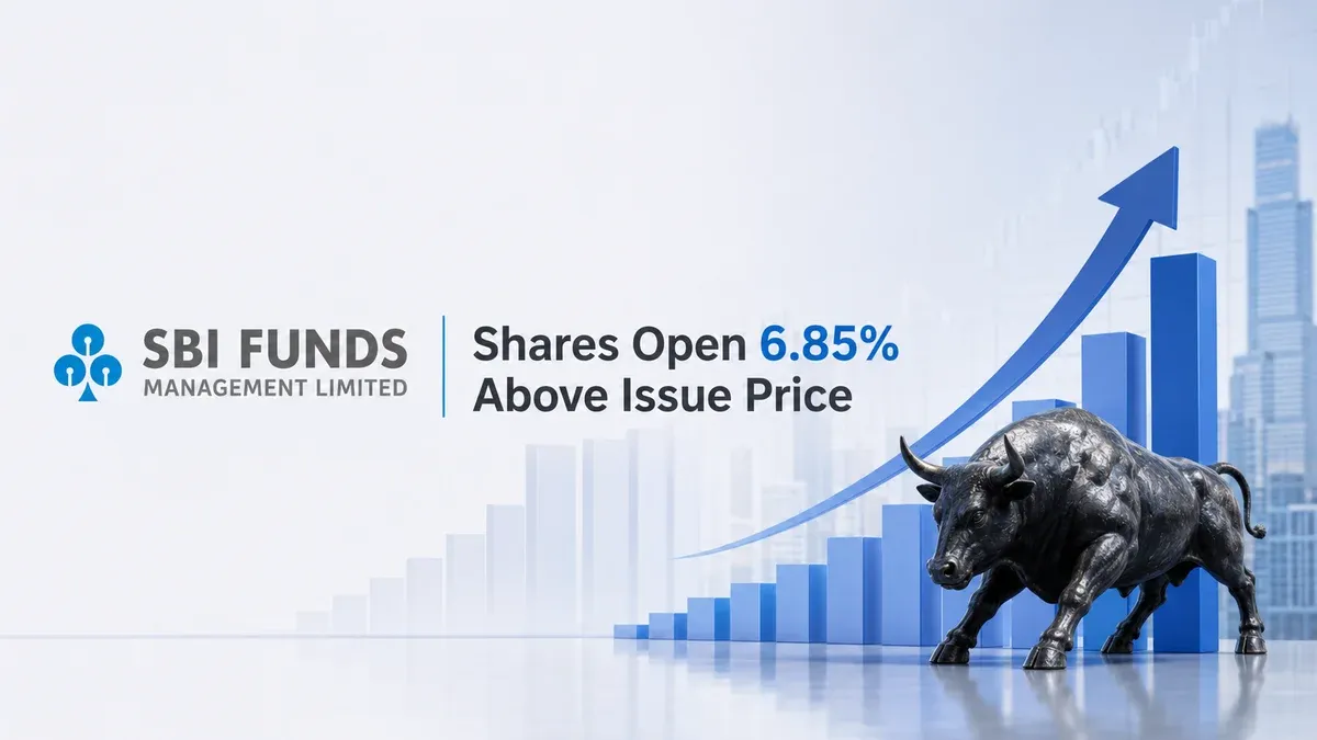 sbi funds management ipo listing shares debut SBI Funds Management IPO Listing