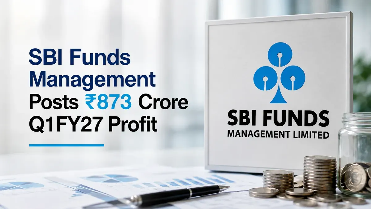 SBI Funds Management Q1FY27: Profit Rises 3.3% In First Post-Listing Quarter; Shares Slip