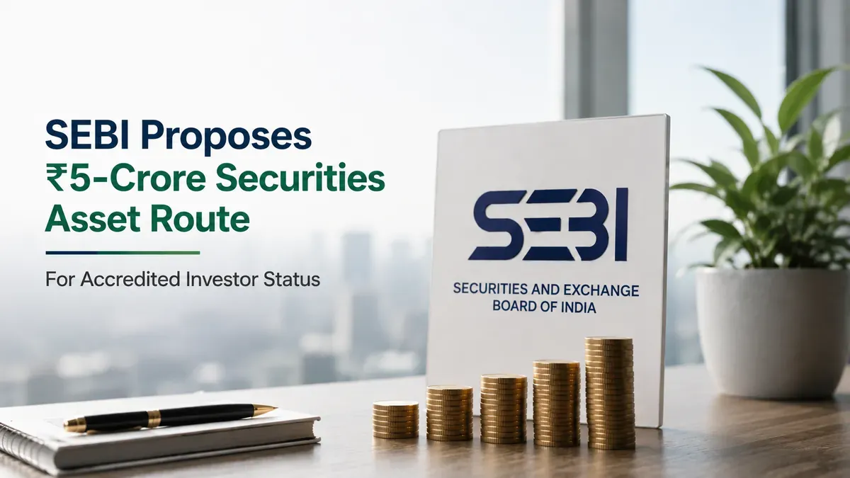 sebi accredited investor 5 crore securities assets SEBI Proposes ₹5-Crore Securities Asset Route For Accredited Investor Status