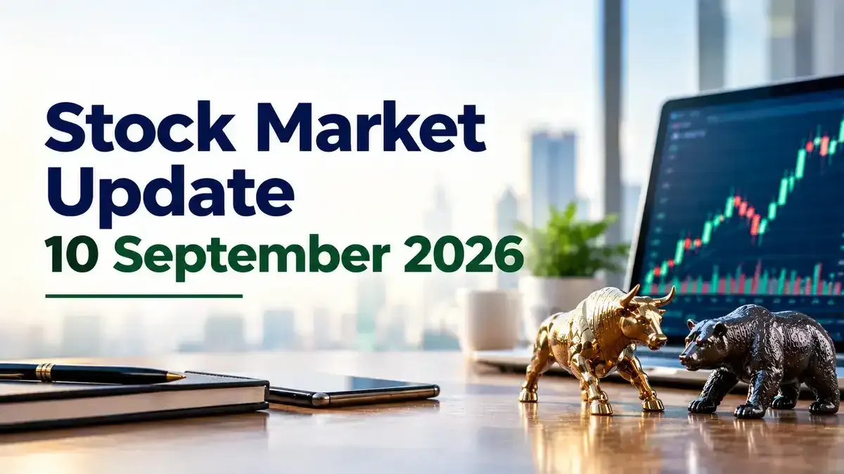 stock market update 10 september 2026 sensex nifty Stock Market Update 10 September 2026: Sensex, Nifty 50 Trade Flat After Opening Higher