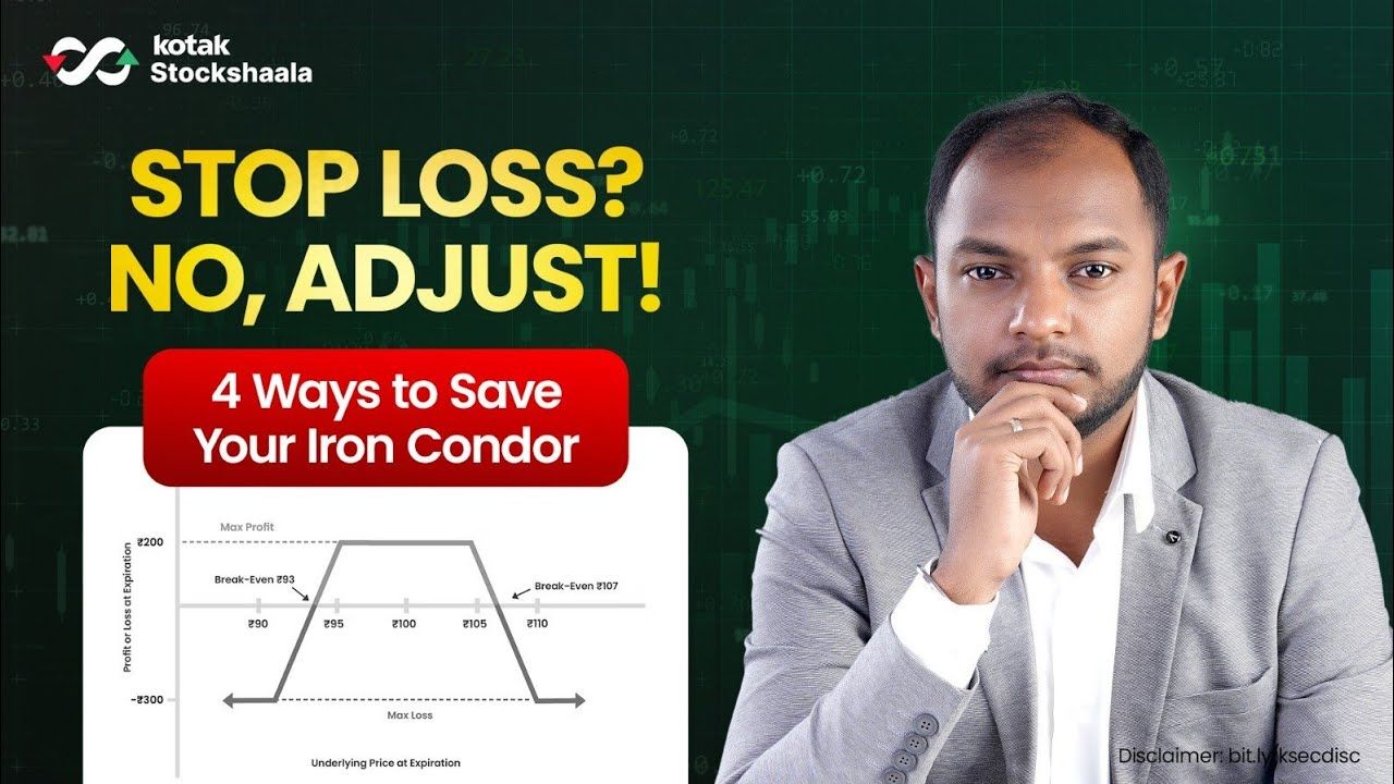 Iron Condor Adjustments: 4 Ways to Save a Losing Trade