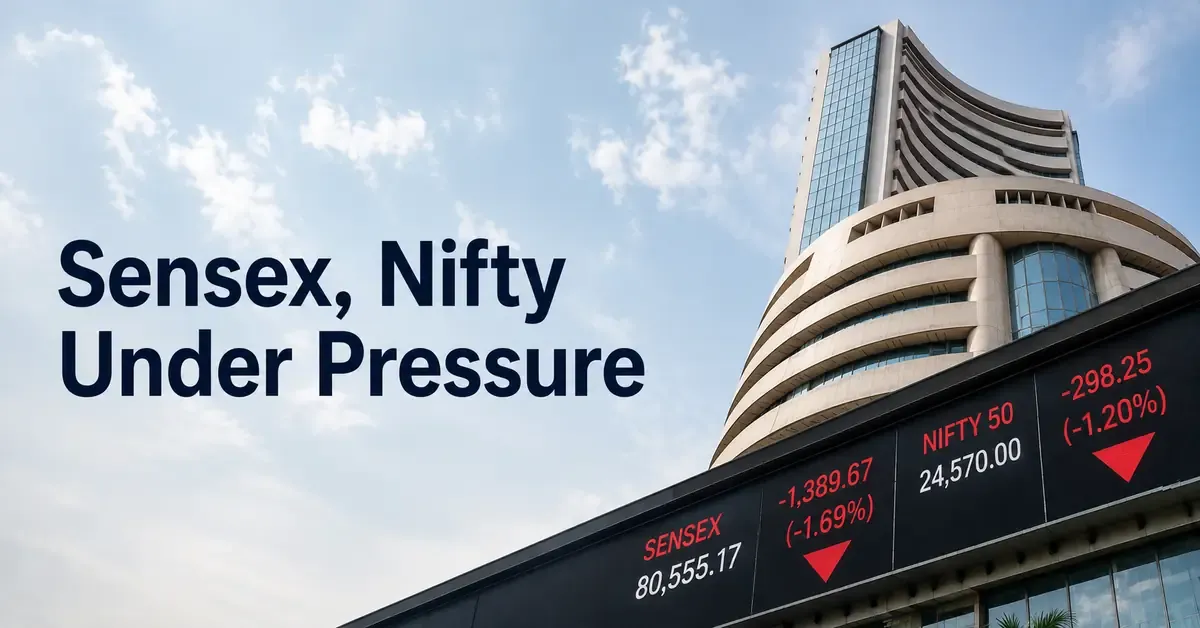 Market Midday, 29 June 2026: Sensex, Nifty Under Pressure