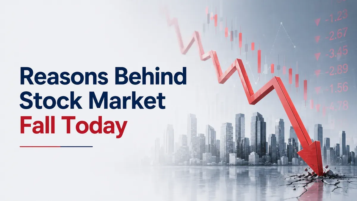 why stock market is down today Sensex Slumps Over 450 Points, Nifty Closes Below 24,600: Why Is The Stock Market Down Today?