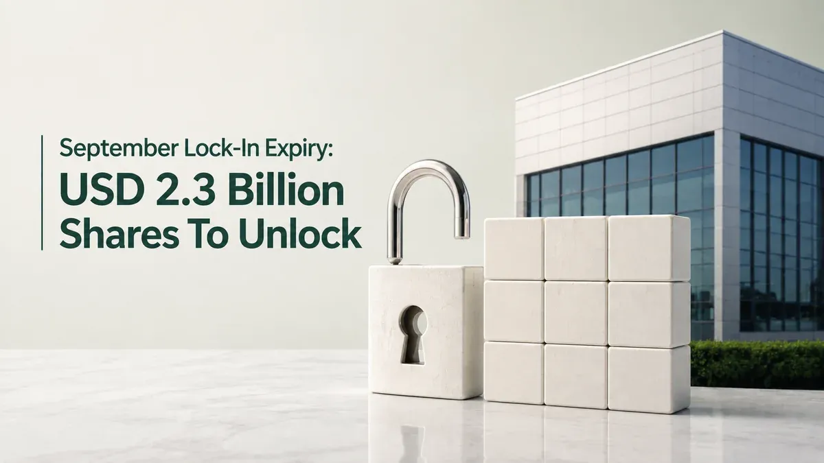 September Lock-In Expiry: Shares Worth $2.3 Billion Set To Unlock