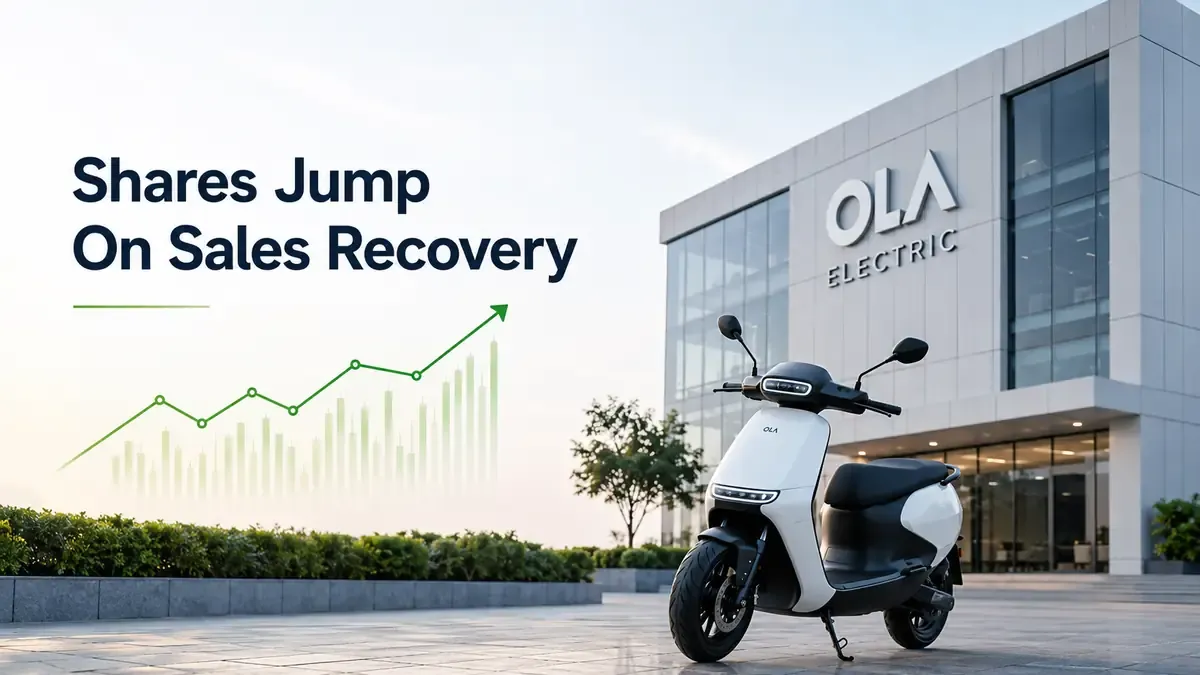 Ola Electric Shares Jump 9% In Intraday As Sales Recovery Lifts Sentiment