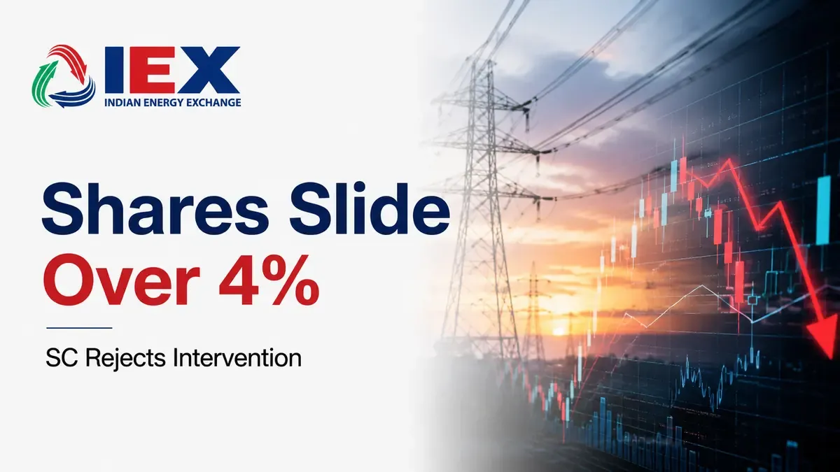 iex share price falls after supreme court cerc market coupling dispute IEX Shares Slide Over 4% As Supreme Court Refuses To Intervene In CERC's Market Coupling Dispute