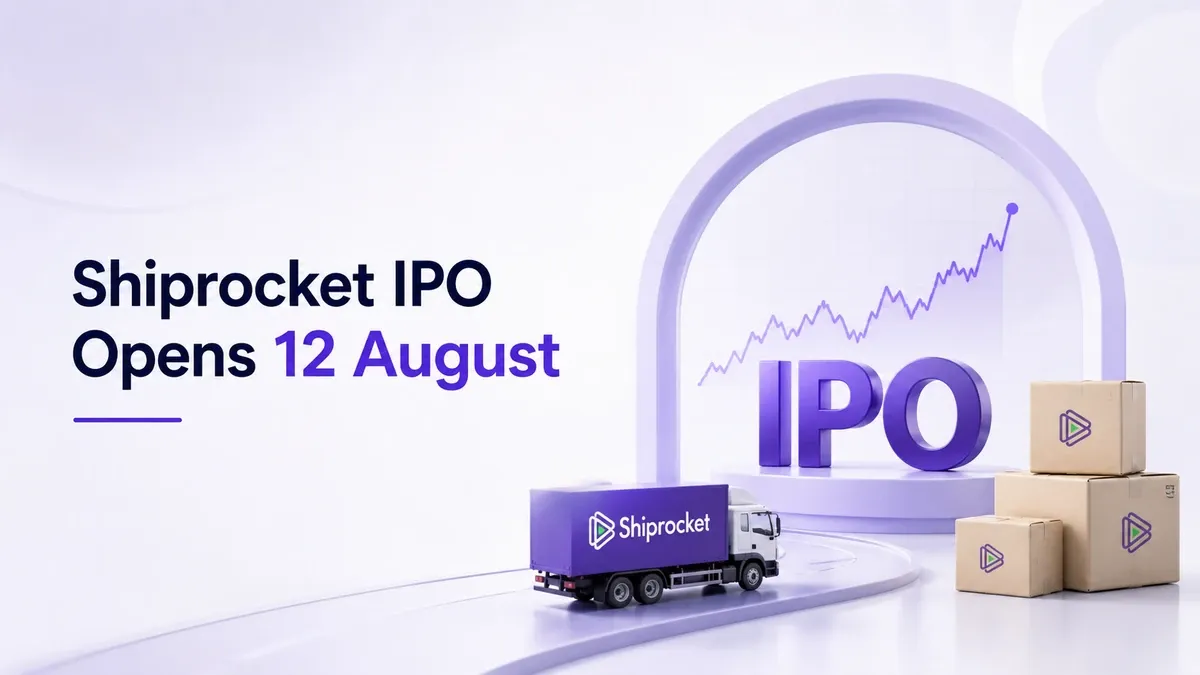 shiprocket ipo opens 12 august 2026 price band public issue Shiprocket IPO Opens On 12 August 2026 With Price Band Of ₹92-97 Per Share