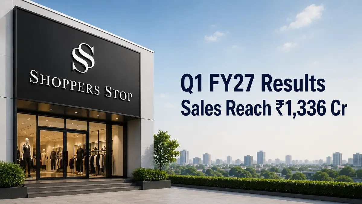 Shoppers Stop Q1 FY27 Results: Sales Surgec 6% To ₹1,336 Crore