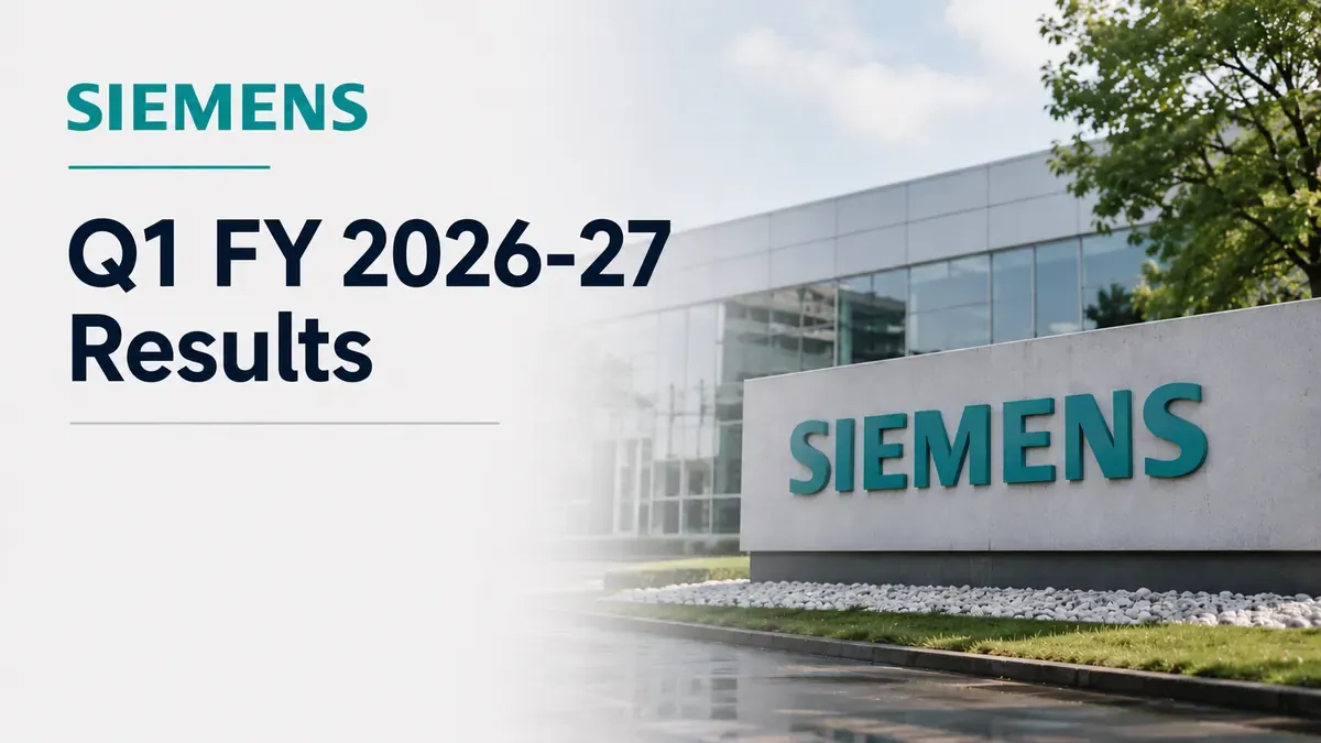 siemens q1 fy 2026 27 results net profit jumps ebitda margin contracts Siemens Q1 FY 2026-27 Results
