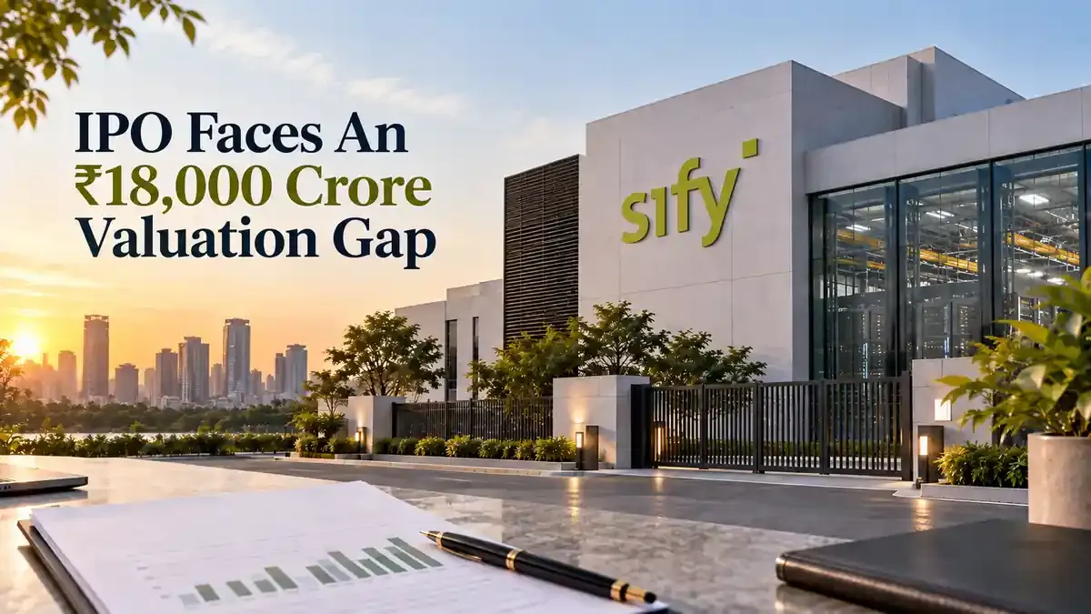 sify infinit spaces ipo valuation gap Sify Infinit Spaces Puts Around ₹3,700 Crore