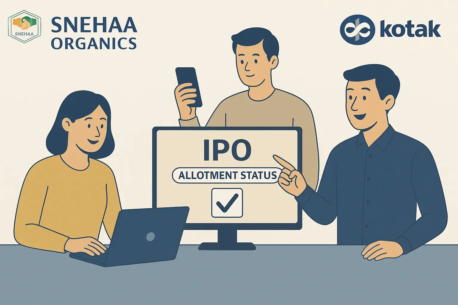 Snehaa Organics Ltd IPO Allotment Status: Guide to Check Online