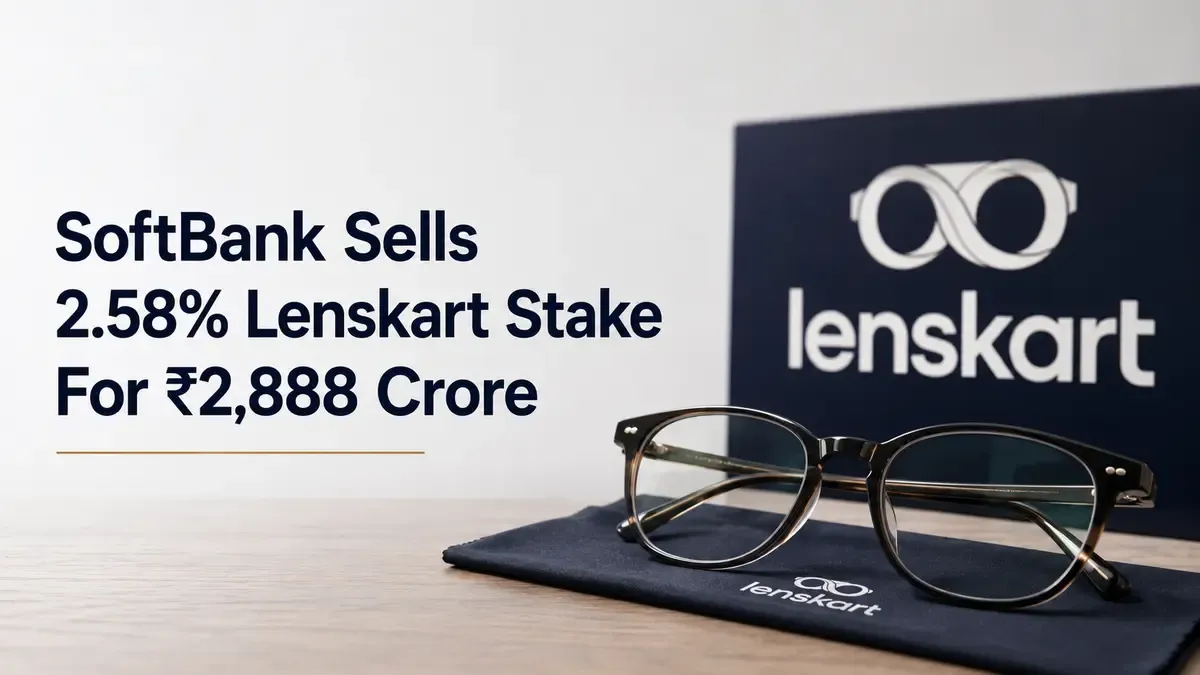 SoftBank Sells 2.58% Lenskart Stake