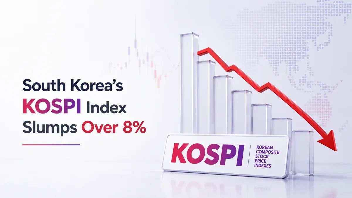 Why KOSPI Is Down Today: South Korea's KOSPI Index Slumps Over 8% Despite US-Iran Optimism