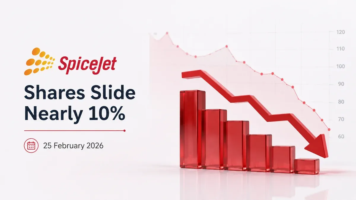 SpiceJet Tumbles After 8.4% Equity Transfer Sparks Sell-Off