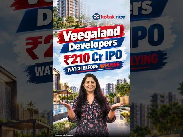 Veegaland Developers IPO Review 2026 | ₹210 Cr IPO Opens 10 -15 September | Apply or Wait?