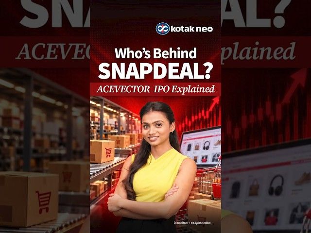 Snapdeal IPO (Acevector) Review - ₹420 Cr IPO Opening on 25th Sep'26