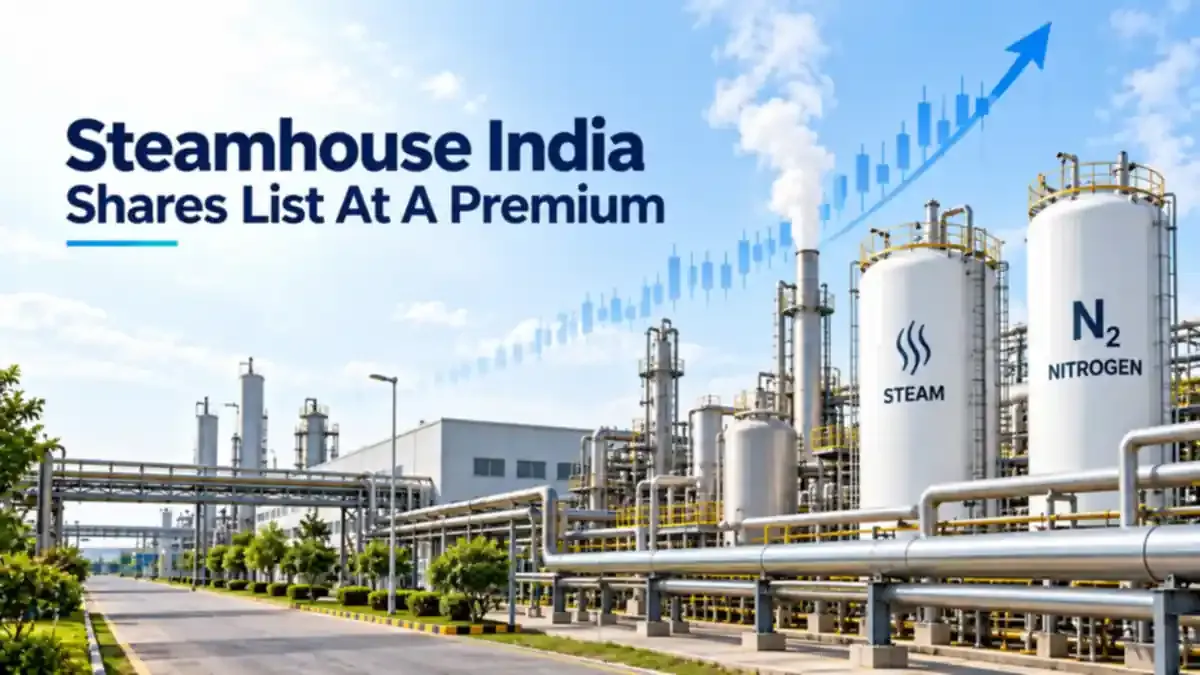 steamhouse india shares list at a premium Steamhouse India IPO Listing: Shares List At A Premium Of 17% On The NSE