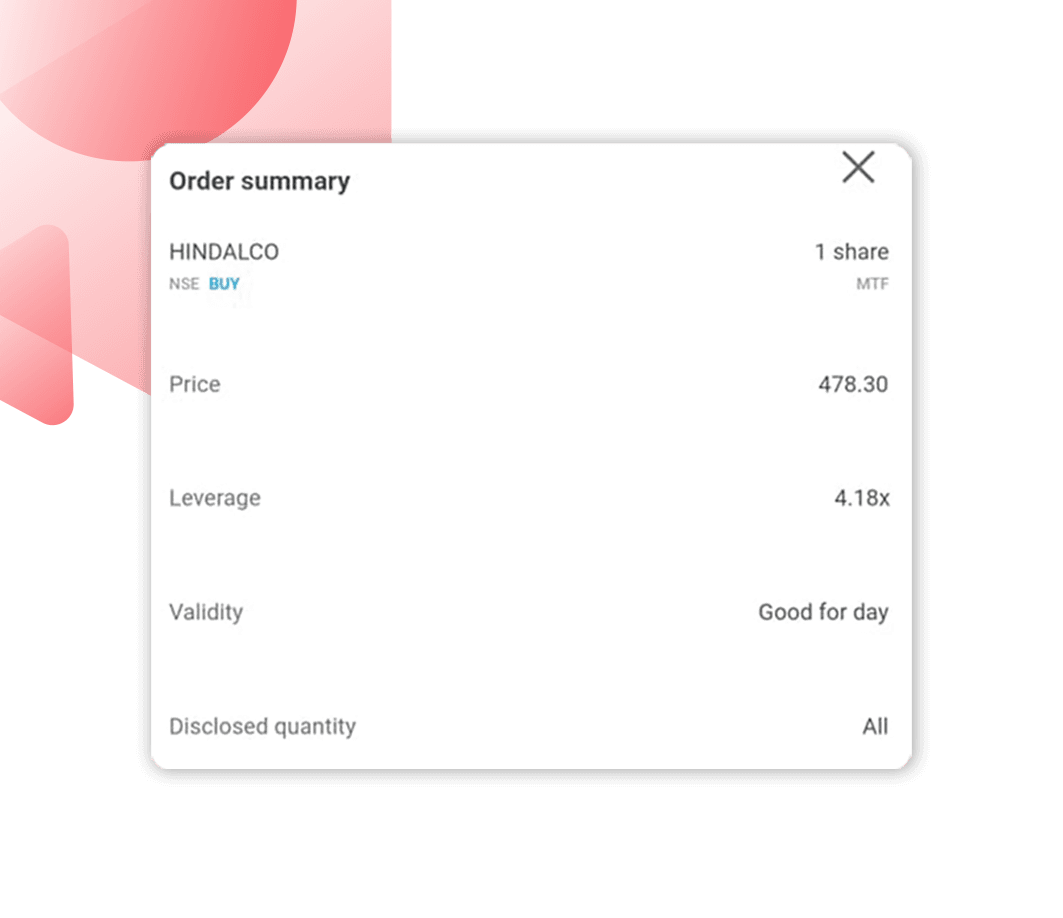 Step 4: Review order summary 