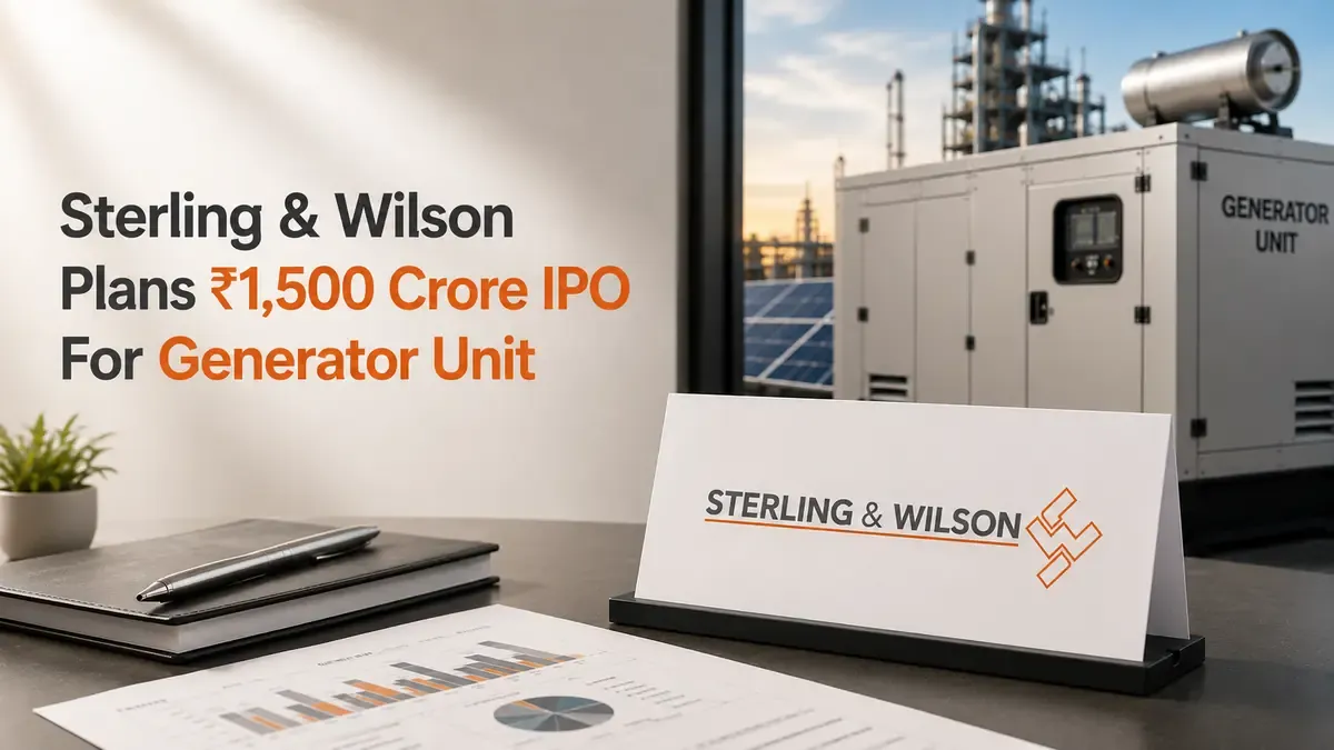 Sterling & Wilson Plots ₹1,500 Crore IPO For Generator Manufacturing Unit On Data Centre Boom