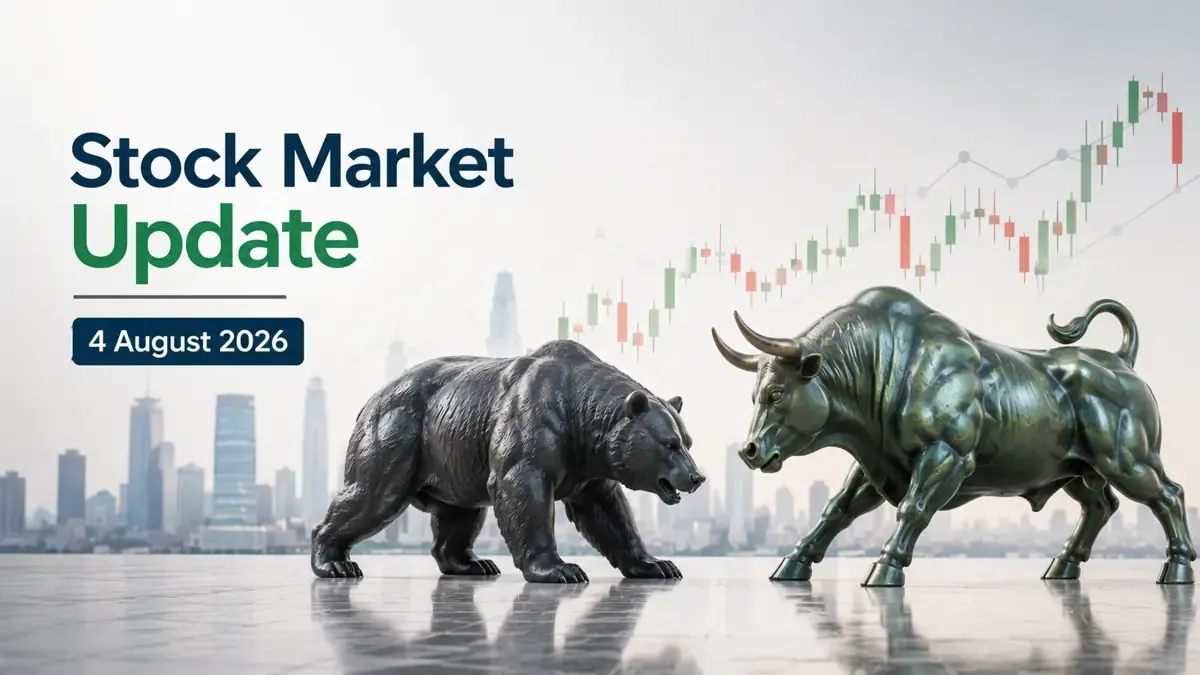 stock market update sensex nifty 4august 2026 Stock Market Update 4 August 2026