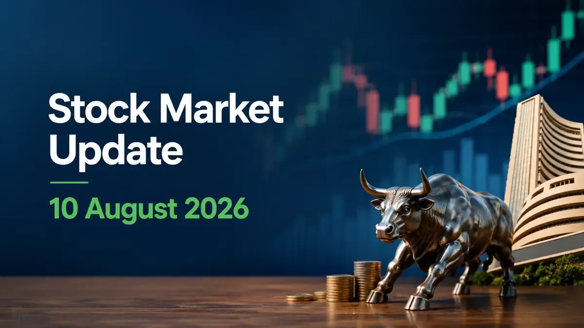 stock market update 10august 2026 sensex nifty Stock Market Update 10 August 2026: Sensex, Nifty 50 Trade Marginally Higher
