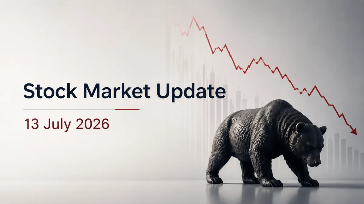 stock market update sensex nifty 13july 2026 Stock Market Update 13 July 2026