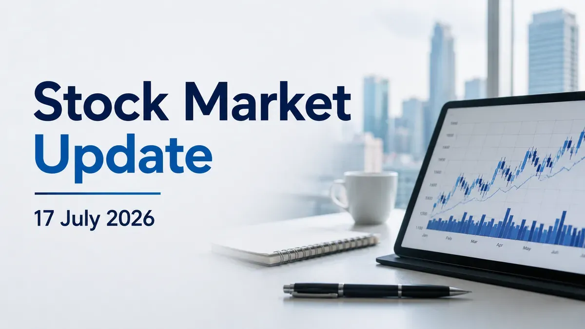 stock market update sensex nifty 17july 2026 Stock Market Update 17 July 2026: Sensex Gains Over 400 Pts; Nifty 50 Above 24,150