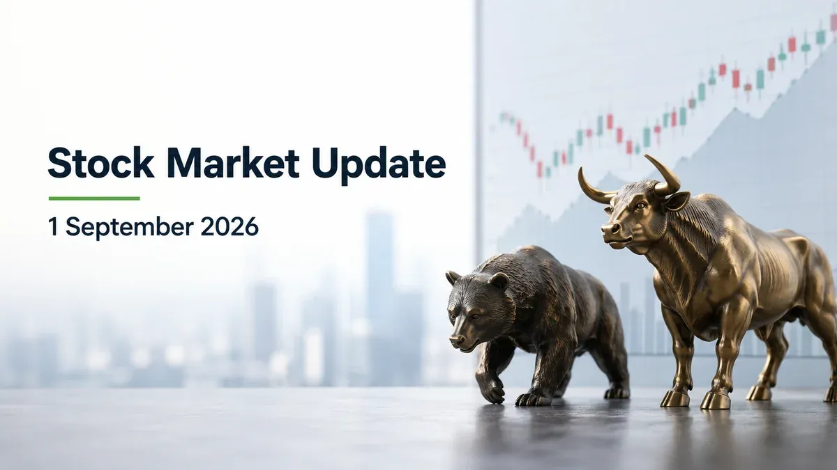 Stock Market Update 1 September 2026: Sensex, Nifty 50 Trade Marginally Lower