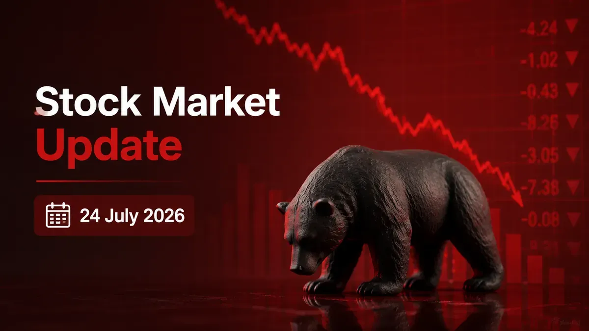 stock market update sensex nifty 24july 2026 Stock Market Update 24 July 2026