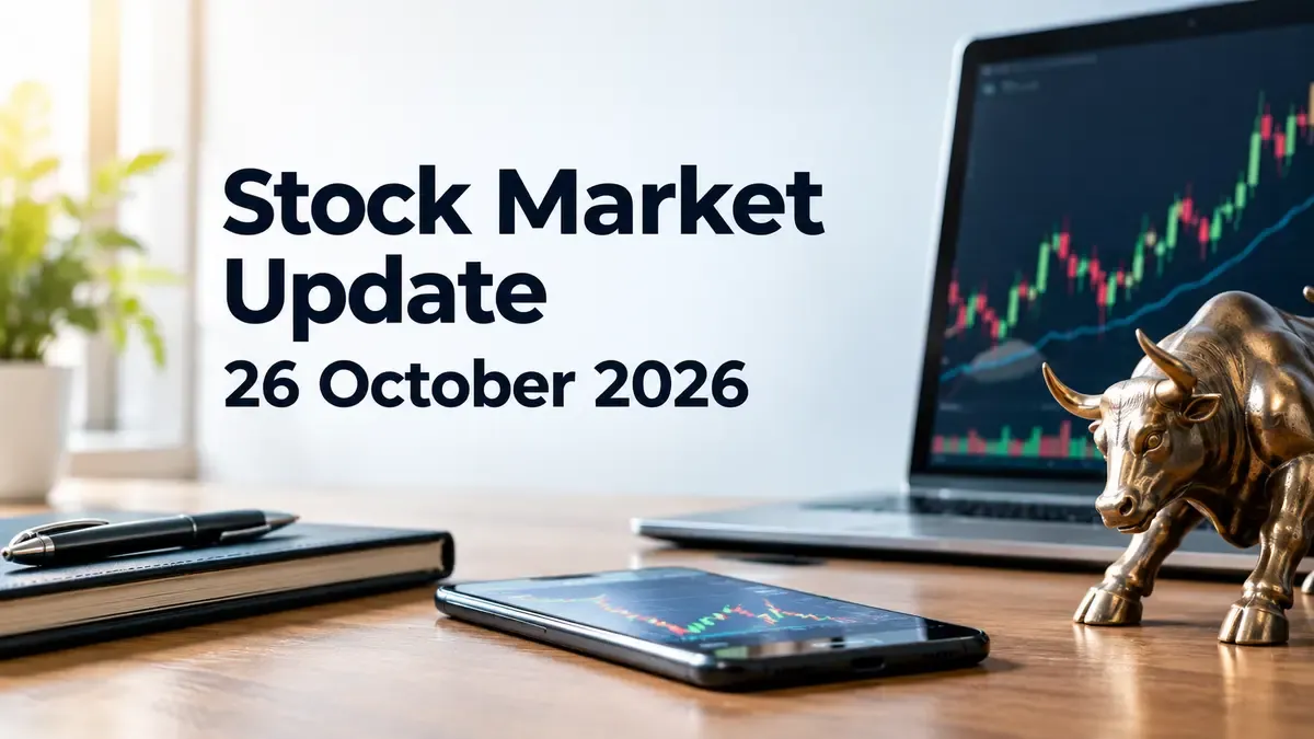 Stock Market Update 26 October 2026: Sensex Drops Over 350 Pts; Nifty 50 Below 22,500 In Early Trade