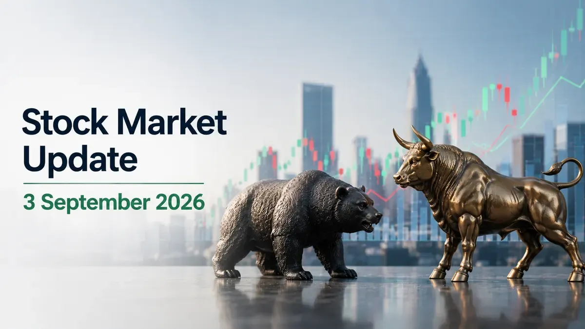 Stock Market Update 3 September 2026: Sensex Gains Over 250 Pts; Nifty 50 Close To 24,000 