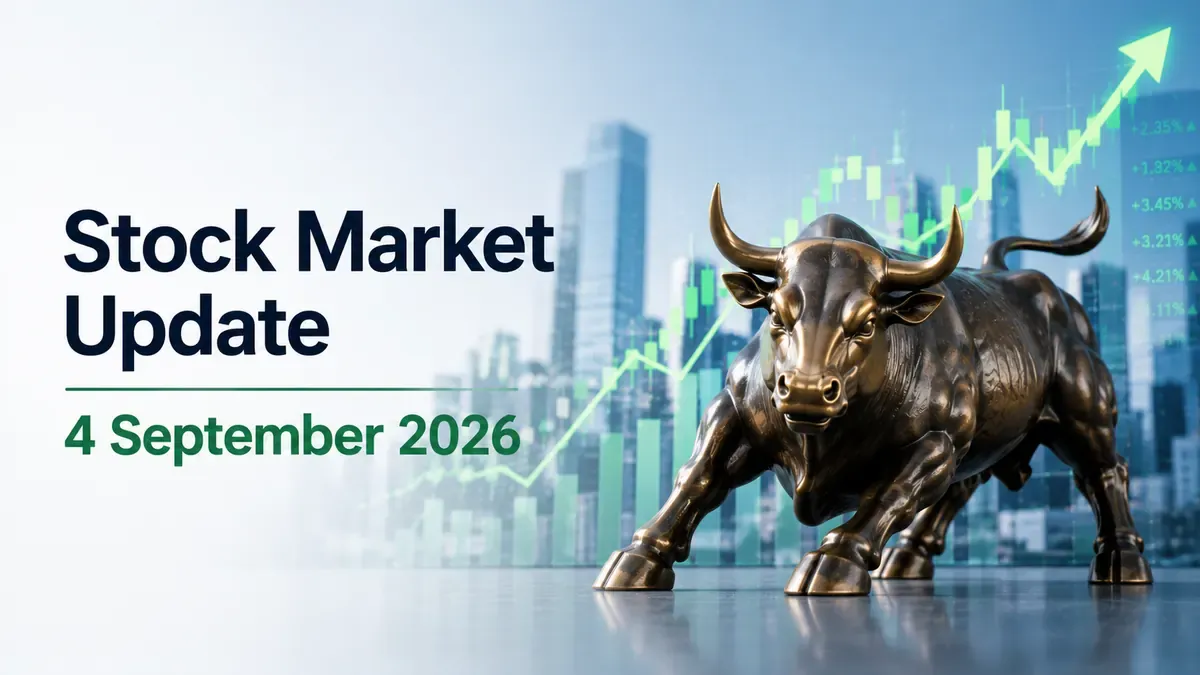 Stock Market Update 4 September 2026: Sensex Gains Over 550 Pts; Nifty 50 Above 23,900