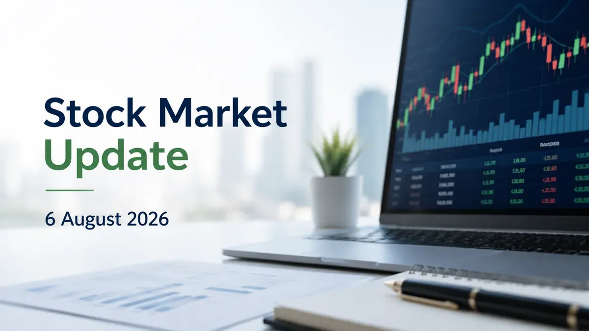 stock market update sensex nifty 6august 2026 Stock Market Update 6 August 2026: Sensex, Nifty 50 Trade Marginally Higher