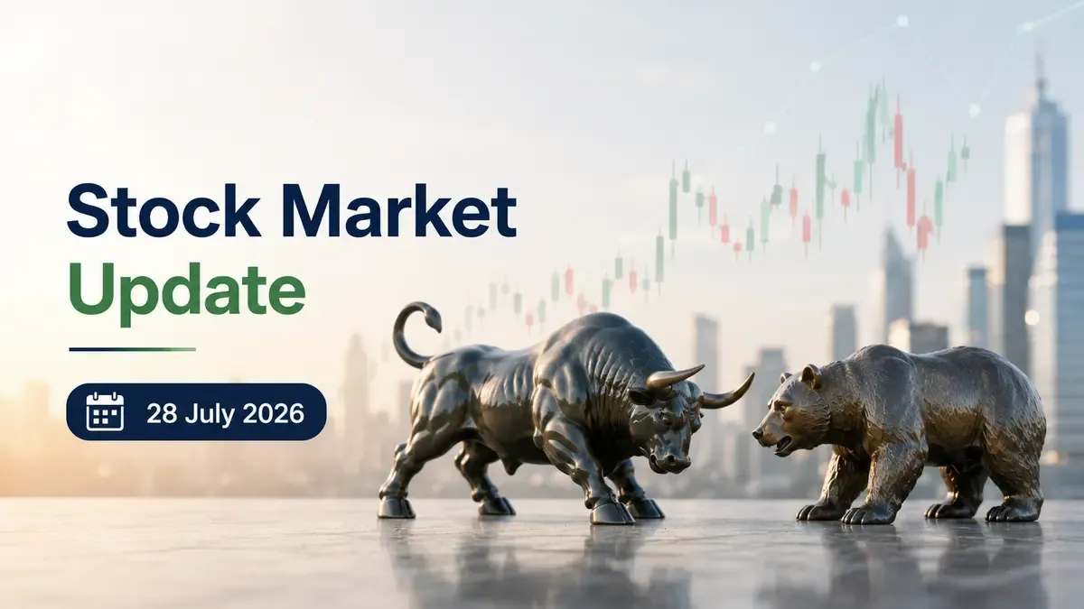 Stock Market Update 28 July 2026: Sensex, Nifty 50 Trade Marginally Higher