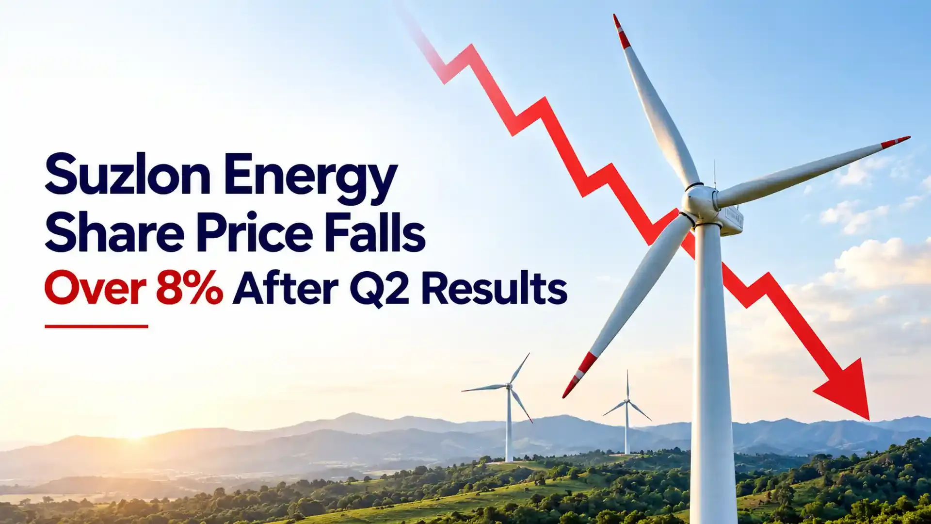 Suzlon Energy Share Price Falls Over 8% After Q2 Results Despite 26% Revenue Growth And Record Deliveries