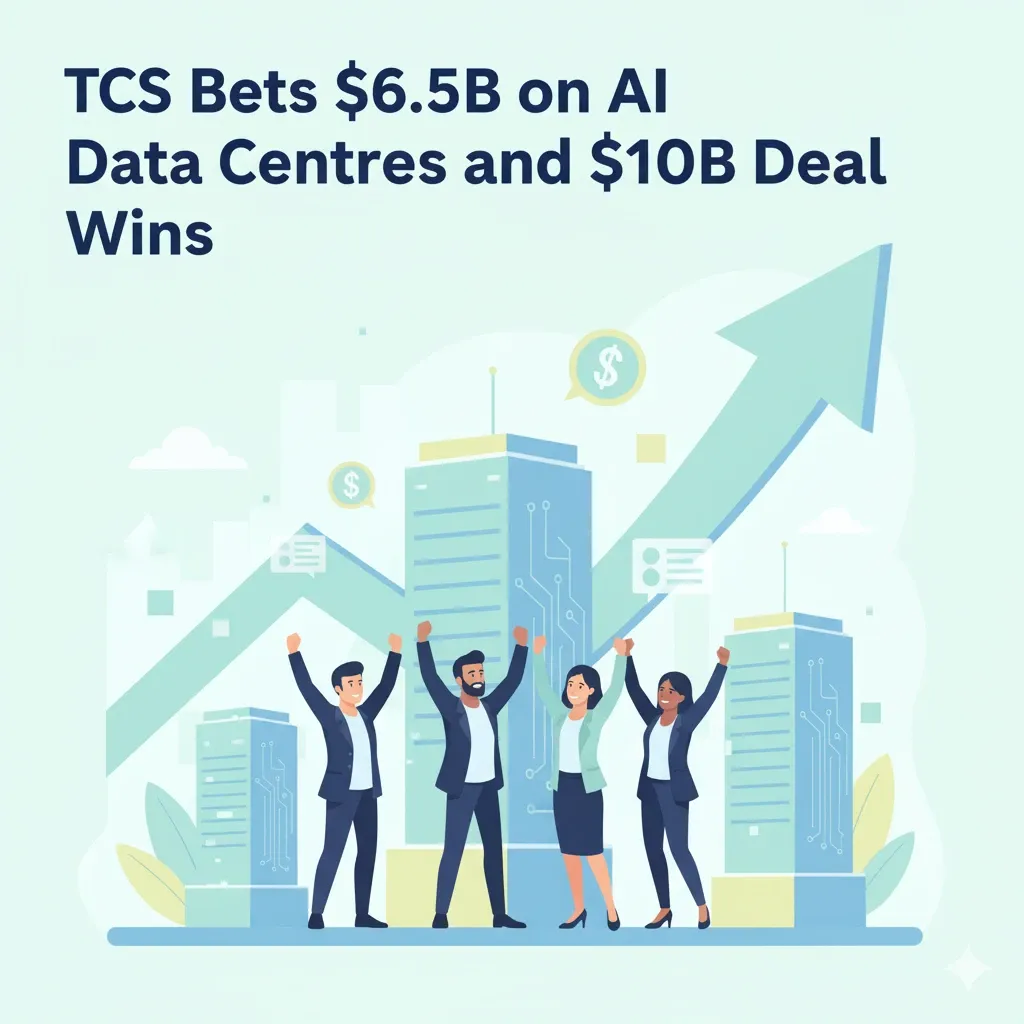 TCS Bets Big on AI Infrastructure with New 1 GW Data Centre Project and $10 Billion Deal Wins
